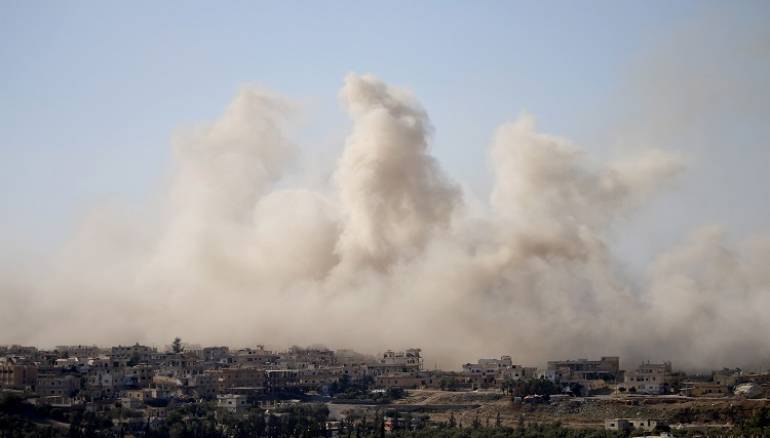 Syrian regime dropped 98 barrel bombs in September: SNHR