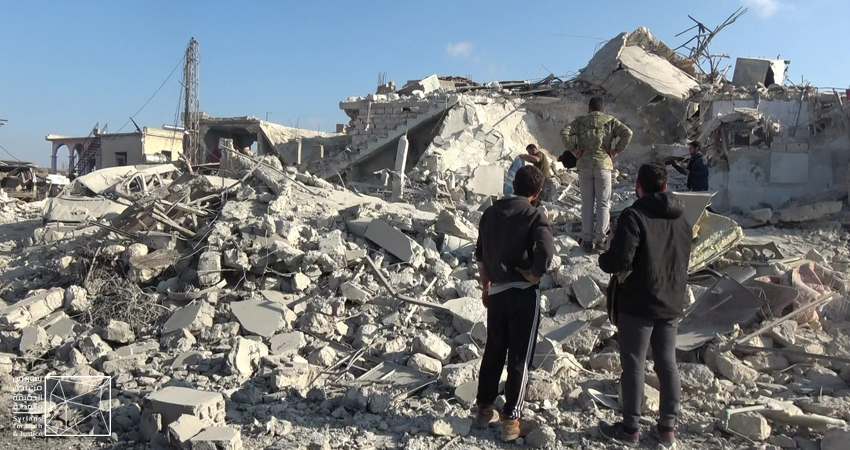 قصف الأسواق في إدلب من قبل القوات السورية وحلفاؤها نمط متكرر