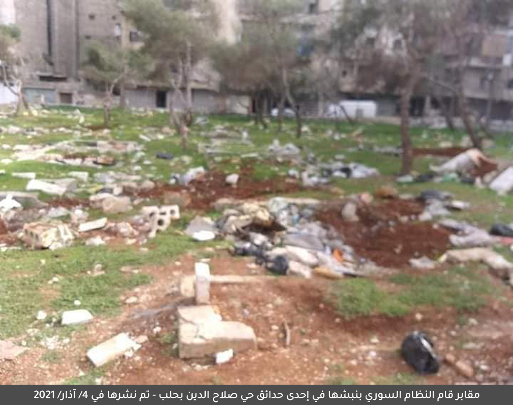 Condemnation of the Syrian Regime’s Violation of Cemeteries’ Sanctity in Aleppo City